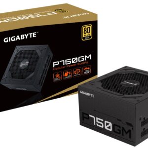Gigabyte Gp-P750gm / Gp-Ud750gm 750w 80plus Gold Modular - 10x Full Modular Cable Management ( All Detachable + Flat Cable System ) Eps12v- 24pin ( 4pin Detachable ) 2x Eps12v 4x 8pin (2+6) Pci-E Power 8x Sata + 1x 4pin Molex Mesh Braided Cable Desi