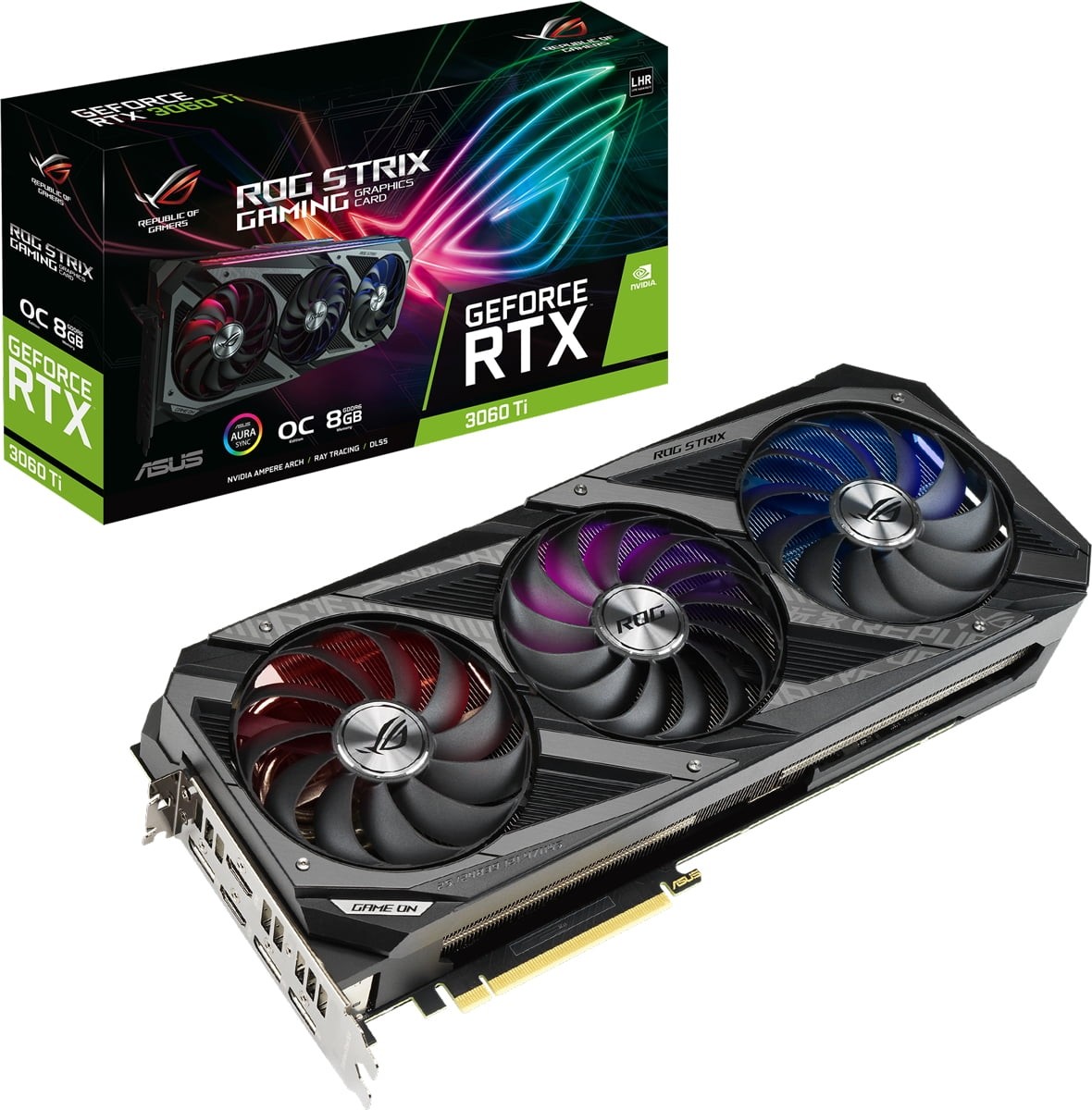 Asus Rog Strix Geforce Rtx 3060ti 8gb Gddr6 OC Edition Gaming Graphics Card