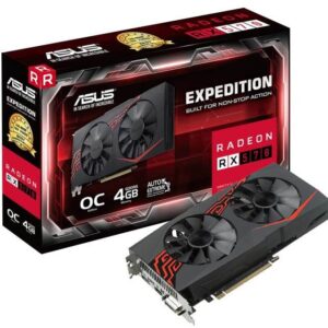 Asus Expedition Amd Radeon Rx570 4gb Gddr5 256 bit OC Graphics card