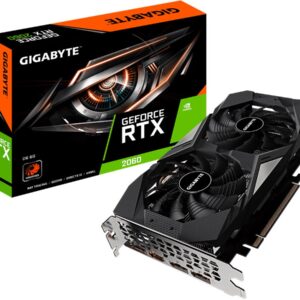 Gigabyte Nvidia Geforce Rtx 2060 D6 6Gb Gddr6 Windforce 2x Pci Express 3 (X16) 192 bit Graphics Card