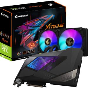 Gigabyte Nvidia Geforce Rtx 3080 Aorus Xtreme Waterforce 10 Gb ( Built-In All-In-One Watercooling + 240mm Radiator With 2x120mm Rgb Fans ) - With Fusion2.0 Rgb Lighting 2 Slots Required 8nm Pci-E 4.0 16x 10gb 320bit Ddr6x (760gb/Sec Memory Transfer