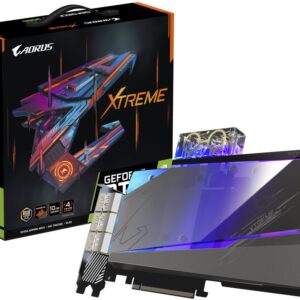 Gigabyte Nvidia Geforce Rtx 3080 10Gb Aorus Xtreme Waterforce Water Block designed for custom liquid cooling loops