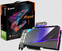 Gigabyte Nvidia Geforce Rtx3080 12GB Gddr6x Aorus Xtreme Water Block Designed for Custom Liquid Cooling Loops 384 bit interface includes Fusion 2.0 requires customized pc setup