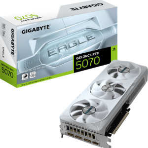 Gigabyte Nvidia Geforce Rtx 5070 Eagle Oc White Ice 12gb Gddr7 192-bit Graphics Card