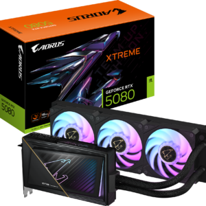 Gigabyte Nvidia Geforce Rtx 5080 Aorus Xtreme Water 16gb Gddr7 256-bit Graphics Card with integrated liquid cooling
