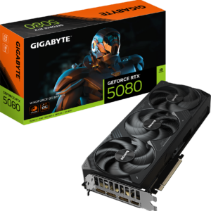 Gigabyte Nvidia Geforce Rtx 5080 Windforce OC 16gb Gddr7 256-bit Graphics Card