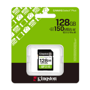 Kingston SDCS3/128GB Canvas Select Plus Sdxc Card