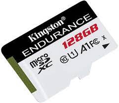 Kingston Sdce/128gb Microsdxc ( No Sd Adapter ) Endurance Series Designed For Video Recording In Harsh Environment With Water/ Temperature/ Shock/ Vibration/ X-Ray Proof 15x11x1mm Uhs-I U1 ( Uhs-I / Sd3.0 ) Class10 Reade/Write : 95/45mb/Sec - 3 Yea