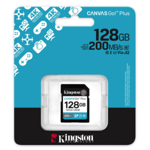 Kingston Sdg4/128gb Canvas Go! Plus SDxc Card