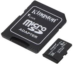 Kingston Sdcit2/8gb 8gb Micro Sdhc ( 15x11x1mm ) With Sd Adapter - Industrial Grade For Extreme Condition ( Operating Temperature Rating Of -40c To 85c ) - Uhs-I U3 ( Uhs-I / Sd3.0 ) With Sdmi Read/Write : 100/80mb/Sec - 3 Years Warranty With 240 Tbw
