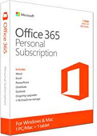 Microsoft Office 365 Personal ( For Household Pc / Non-Commerical Use ) - 1 Year Subscription Key ( Medaless ) - Include Word Excel Powerpoint Onenote Outlook Publisher Access Support Docs+Setting Roaming With Lync + Infopath Free Version Upgrade O