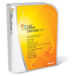 Microsoft Office Ultimate 2007 Upgrade Retail Pack - Include Word Excel Powerpoint Publisher Outlook With Business Contact Manager Access Info Path Communicator Groove Onenote Enterprise Content Management Electronic Forms Etc - Dvd