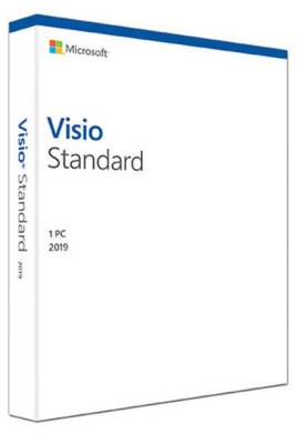 Microsoft Visio 2019 Standard - Retail Pack - Dvd