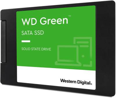 Westerndigital Green Wds100t2g0a / Wds100t3g0a 2.5" Ssd 1tb/1000gb 3d Tlc With Slc Cache Sata6g - Sequential Read Read : 545mb/Sec 1 Millions Mtbf - 3 Years Warranty