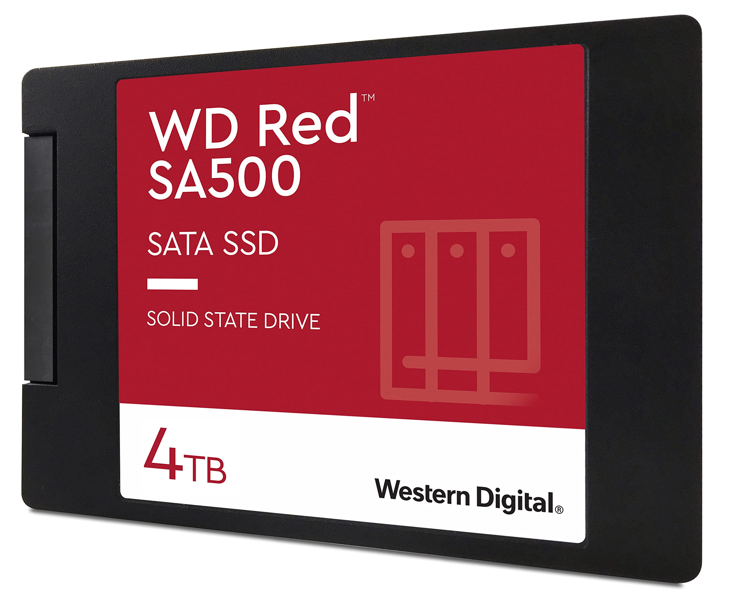 Westerndigital Red Sa500 Wds400t1r0a 2.5" Nas Sata Ssd 4tb/4000gb 3d Tlc With Slc Cache Sequential Read Read/Write : 560/530mb/Sec Random Read/Write 4k : 95000/82000 Iops 2 Millions Mtbf With 2500tbw - 5 Years Warranty