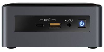 Intel Nuc8i7inhx Nuc ( Next Unit Of Computing ) - 117x112x51mm Mini Size Pc - Onboard 8gb Lpddr3-1866 Memory With 9.5mm 2.5" Hdd Mounting Support - 4k Full-Hd Black+Silver- Intel Whiskeylake Core I7-8565u - Quad Core+ Hyper-Threading ( 8-Threads )