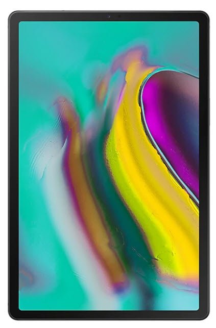 Samsung Galaxy Tab S5e Sm-T725 Black - With 4g Lte With 4x Stereo Speakers Tunned By Akg Samsung Knox Enhanced Enterprise Security 245x160x5.5mm Thin 400g Built-In 8mp + 13mp Dual Camera With Flash 8 Core Scpu ( 2x2.0ghz + 6x1.7ghz ) 4gb Memory Uh