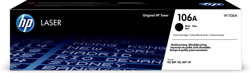 Hp W1106a No.106a Black 1000 Pages