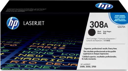 Hp Q2670a No.308 Black - 6000 pages