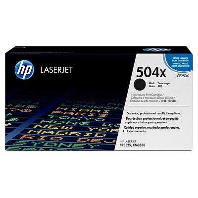 Hp Ce250x No504x Black-10500 pages