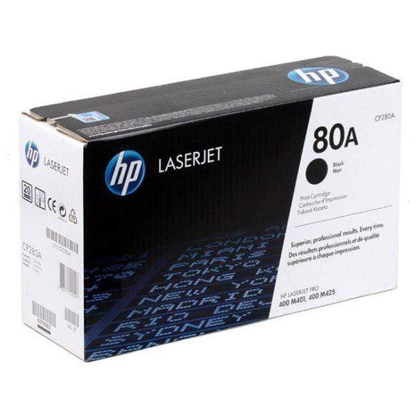 Hp Cf280a No.80a Black Toner 2700pages - For Hp Laserjet 400 M401 M425+