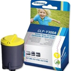 Samsung Clp-Y300a - Yellow Toner 1000pages - For Samsung Clp-300 Clp-300n Clx-3160fn Clp-2160n