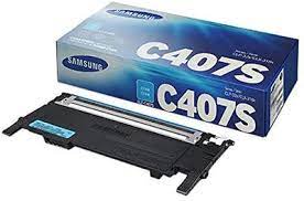 Samsung Clt-C407s Cyan Toner Standard Yield 700pages - For Samsung Clp-320 325clx-3185