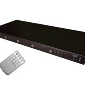 Aavara Pm4x4a - 4 Signals To 4 Displays 1080p Hdmi Matrix Switch/Spliter ( For Audio + Video ) With Remote Control + Rs232 Control Support Hdcp Hdmi Ver1.4 3d 7.1 Hd Dolby + Dts-Hd Master Audio Bandwideth : 340mhz/10.2gbps 36bit Color - For Ps3 Pc