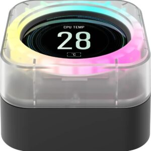 Corsair Cw-9060067 Ice Lcd Upgrade Kit For Icue Elite Capellix Water Cooling - Waterblock With 2.1" Ips Lcd Screen ( 480x480 600cd/M2 16.7million Colors 24x Rgb Leds )