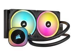 Corsair Cw-9061002-Ww - Icue Link ( Daisy Chain ) H115i Rgb Aio 280mm Cpu Water Cooling - With Corsair Link For Real-Time Monitoring And Control - Copper Waterblock With 33x Capellix Rgb Led Lighting On Waterblock Pre-Filled / Closed-Loop / Sealed Coolan