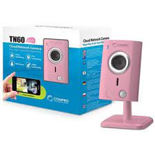 Compro Tn60w Pink Cloud Network Camera ( Ip Camera ) Day And Night Under All Light Condition Via Built-In 3x Ir Led With C4home Cloud App Service For Tablet/ Smart Phone/ Web Browser Audio Detection Via Dba Micro Sdhc Card Slot To Store Recording