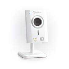 Compro Tn60w White Cloud Network Camera ( Ip Camera ) Day And Night Under All Light Condition Via Built-In 3x Ir Led With C4home Cloud App Service For Tablet/ Smart Phone/ Web Browser Audio Detection Via Dba Micro Sdhc Card Slot To Store Recording Lo
