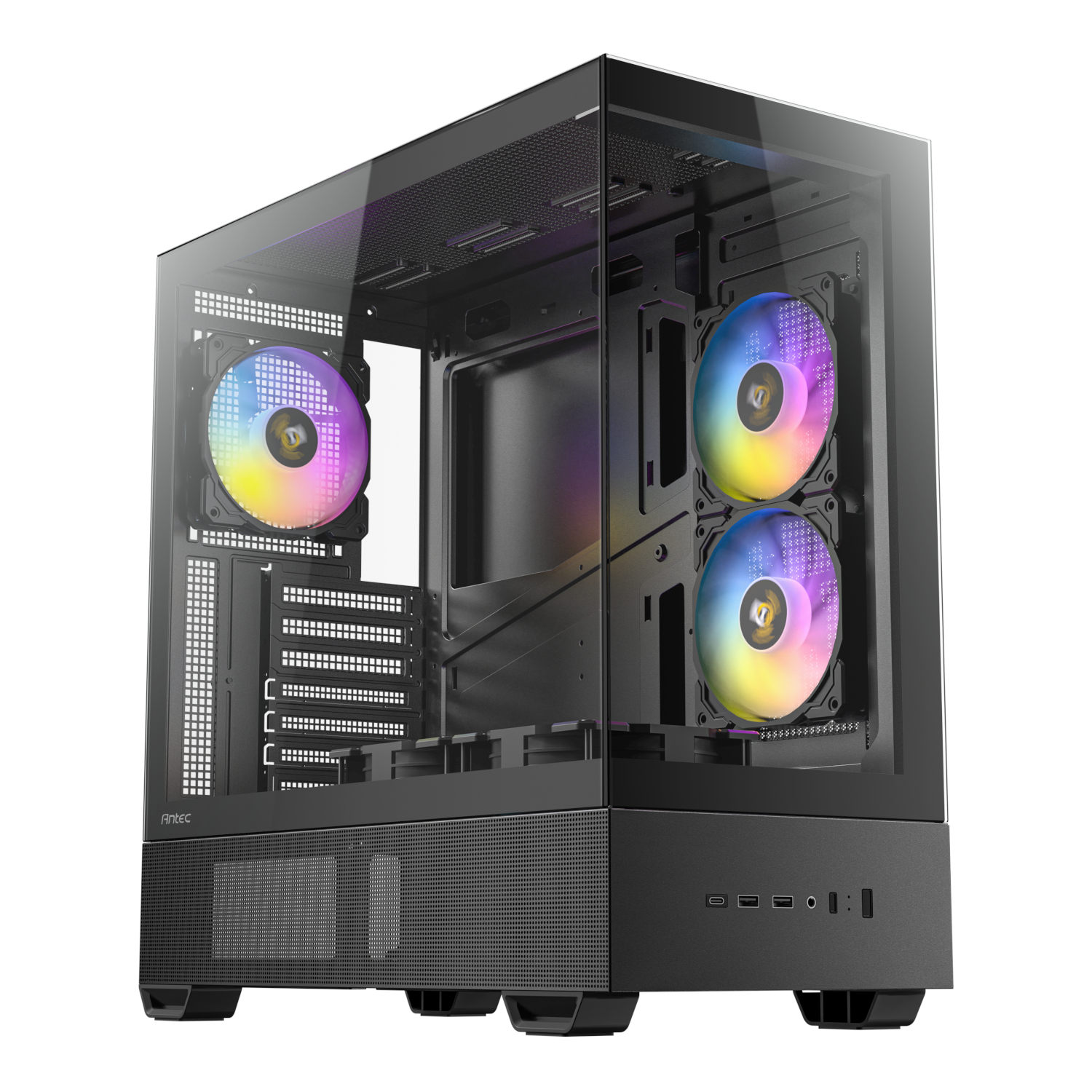 Antec Cx705 Argb Atx Mid-Tower Gaming Chassis - Black