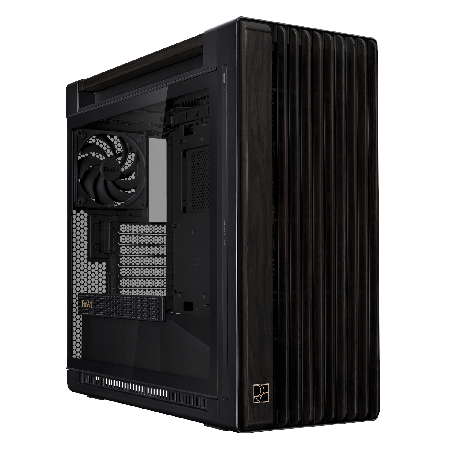 Asus Proart Pa602 Wood Edition Mid Tower Atx Chassis - Black
