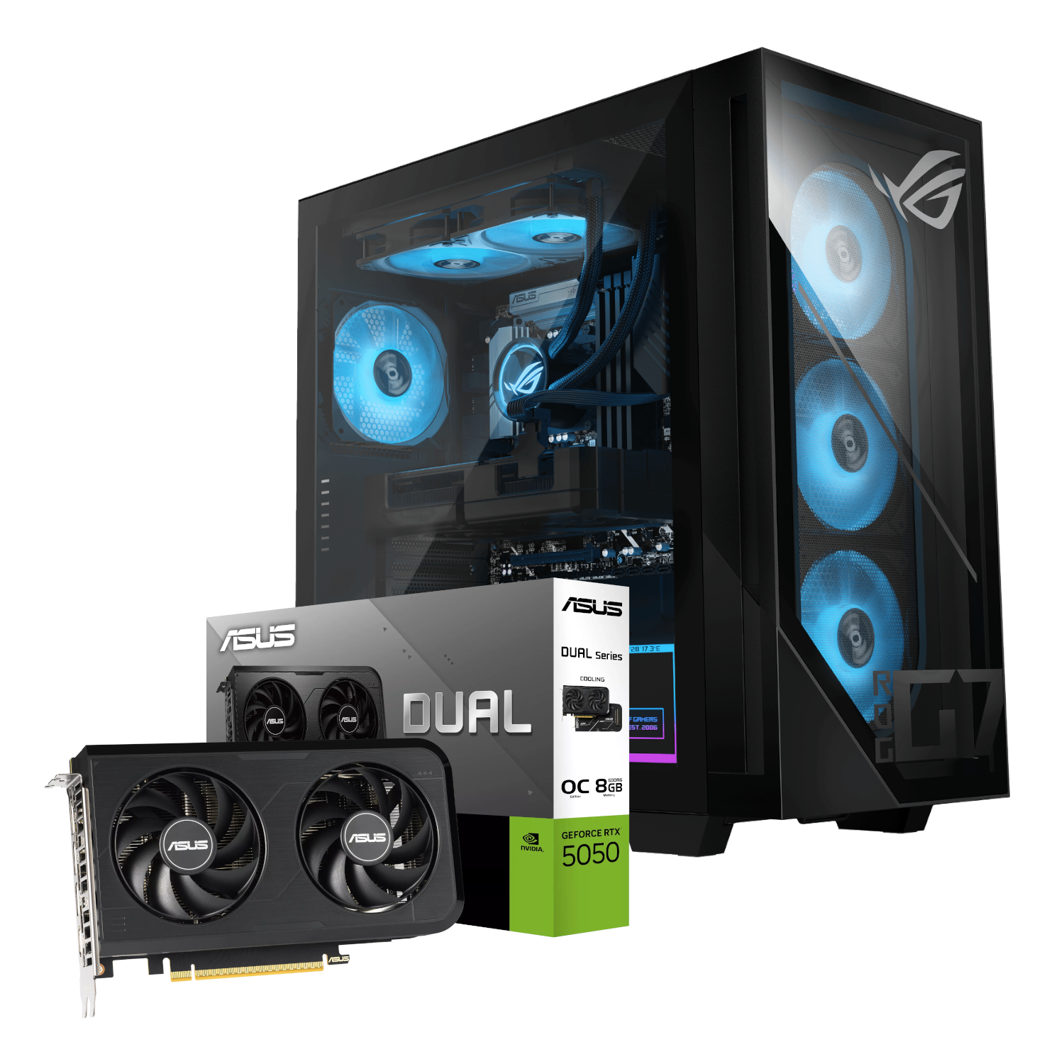 Asus Rog G700 Intel® Core™ Ultra 5 Windows 11 Home Pc (Rtx 5050 Dual | 16gb Ddr5 | 1tb Nvme)