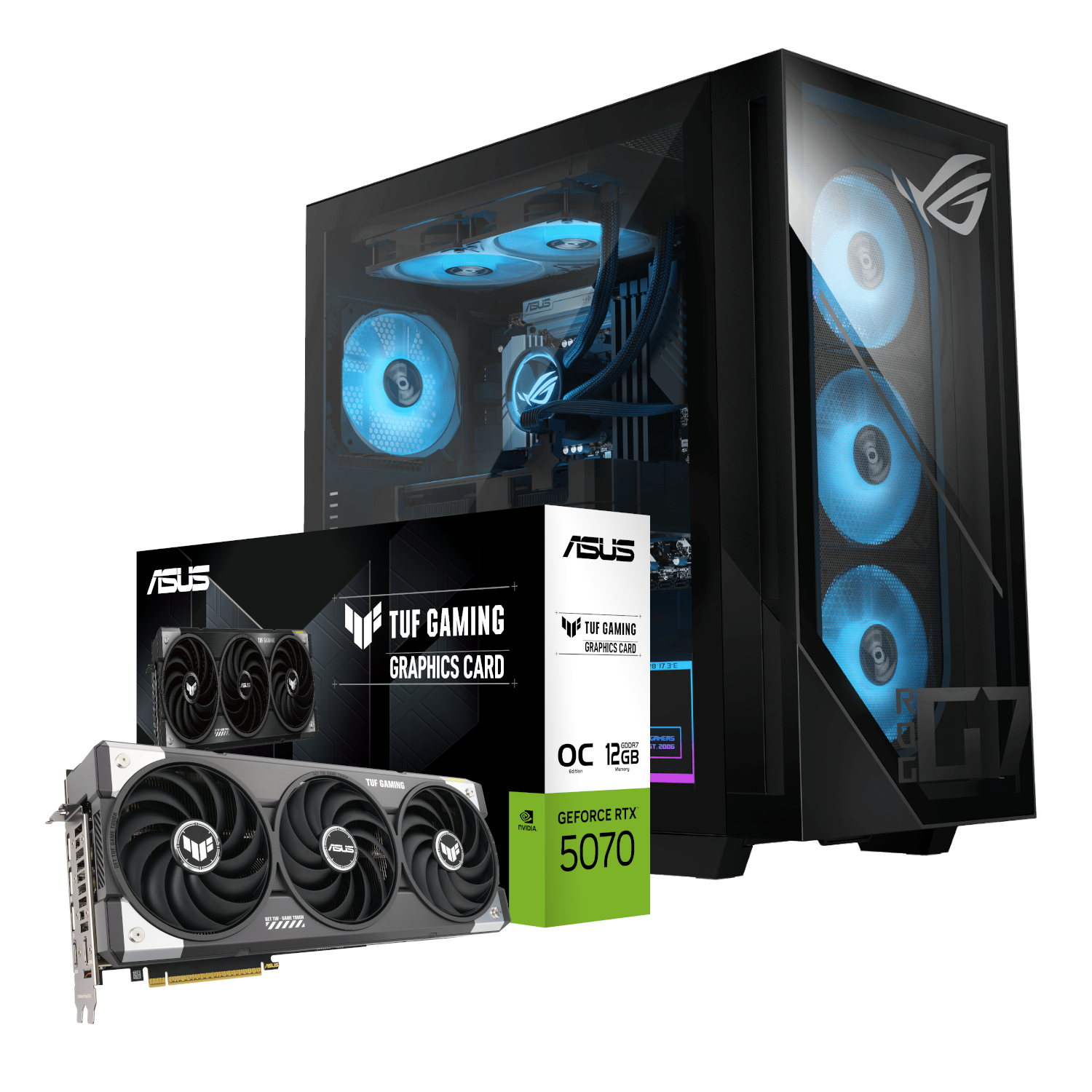 Asus Rog G700 Intel® Core™ Ultra 5 Windows 11 Home Pc (Rtx 5070 Tuf | 16gb Ddr5 | 1tb Nvme)