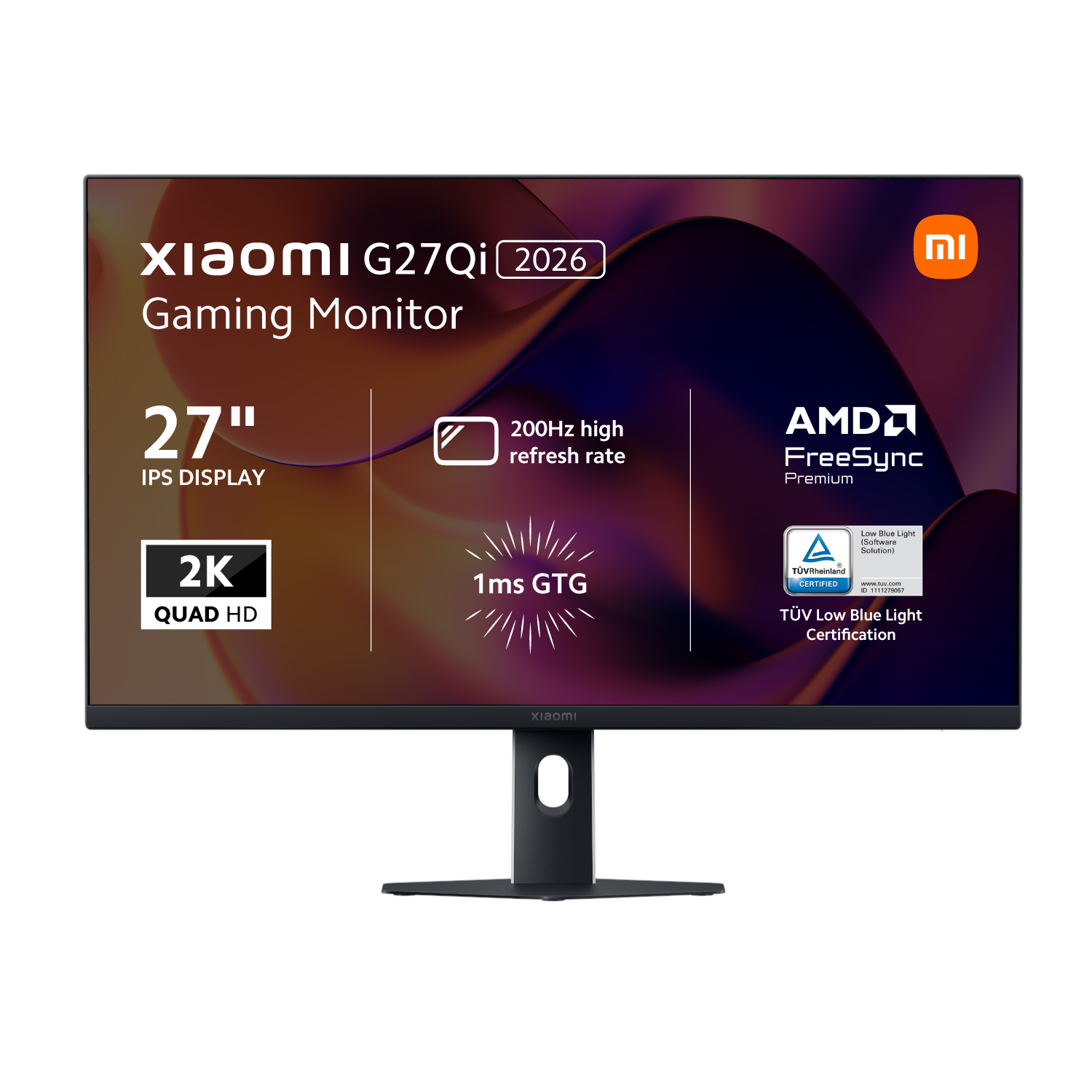 Xiaomi G27qi 2026 27″ 2k Qhd 200hz Fast Ips Gaming Monitor