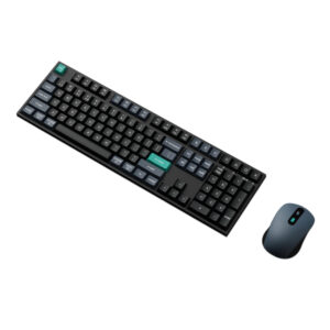 Keychron B36 100% Layout Wireless Keyboard And Mouse Combo – Black/Green