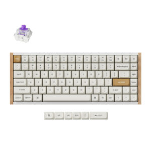 Keychron K2 He Wireless Special Edition Magnetic Custom Keyboard | Nebula Switch – White
