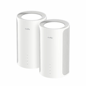 Cudy Be11000 Wi-Fi7 Tri-Band Mesh Wi-Fi System - 2 Pack