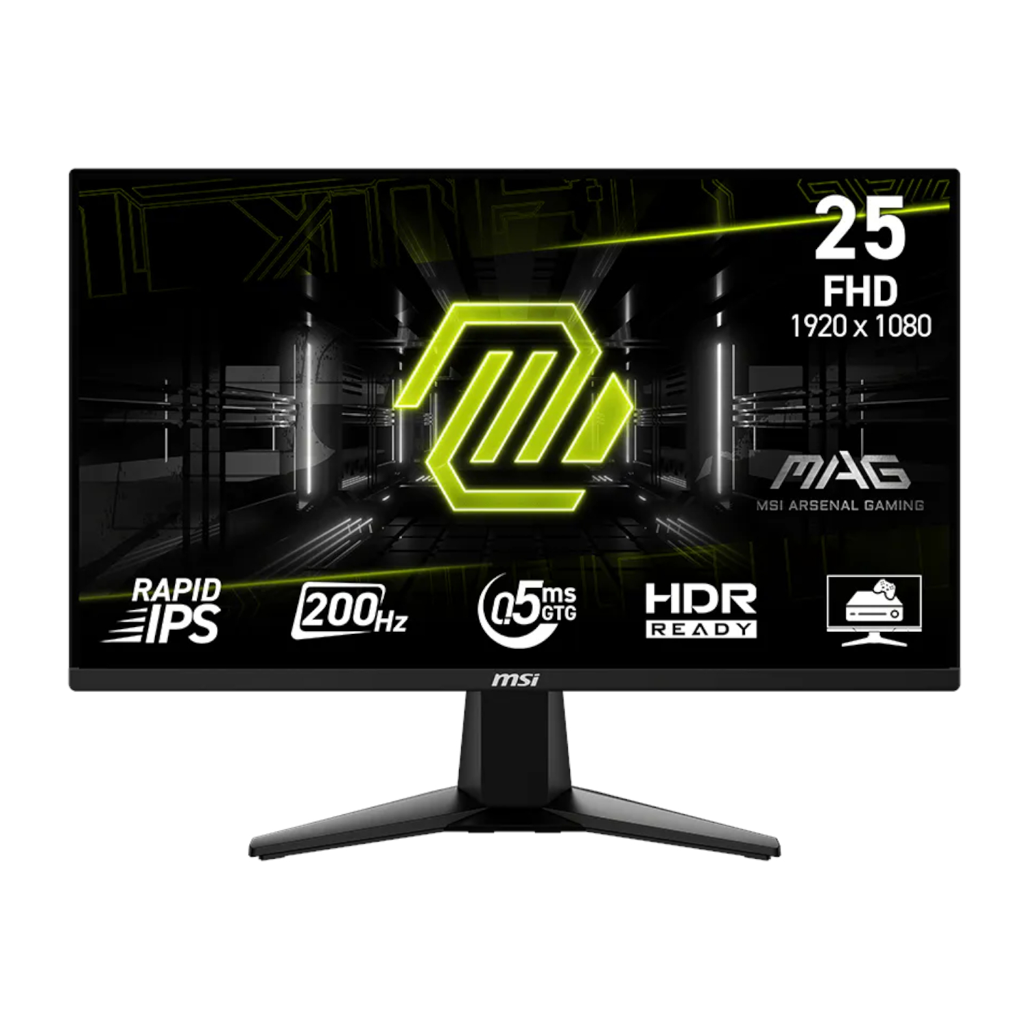 Msi Mag 255f E20 25" Fhd 200hz Rapid Ips Gaming Monitor