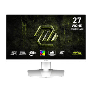 Msi Mag 274qrfw E20 27" Wqhd 200hz Ips Gaming Monitor - White