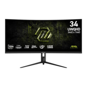 Msi Mag 342cqrf E20 34" Uwqhd 200hz Va Curved Gaming Monitor
