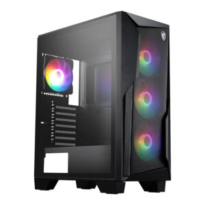 Msi Mag Forge 130a Airflow Atx Gaming Chassis - Black
