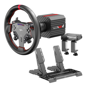 Pxn Vd4 Direct Drive Sim Racing Wheel – Pd-Hm Dual Pedal – Z8 Clamp Bundle