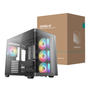 Deepcool Cg530u 4f Atx Gaming Chassis - Black