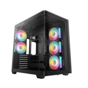 Deepcool Cg590u 5f Atx Argb Gaming Chassis - Black