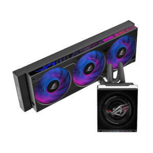Asus Rog Strix Slc Iv 360 Argb Lcd Liquid Cpu Cooler - Black