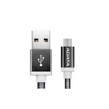 Adata Amucal-100cmk-Cbk U-Cable - Aluminum With Metallic Braiding Black - 100cm