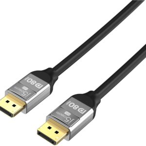 J5 JDC44L16 1.6m 16K Displayport to Displayport 1.6m Vesa Certified 8gbs cable